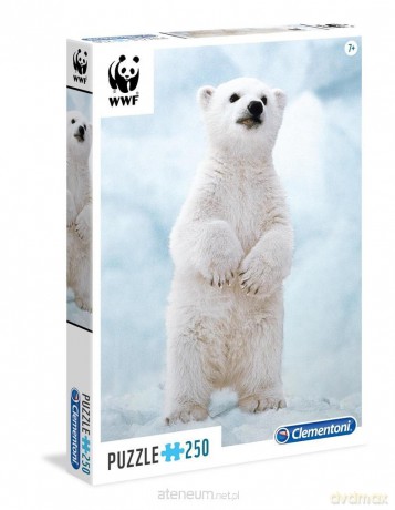 CLEMENTONI WWF 250 el. Mały Niedźwiedź Polarny [PUZZLE]