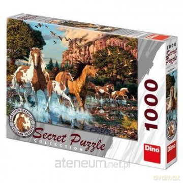 DINO 1000 el. Sekretna kolekcja Konie [PUZZLE]
