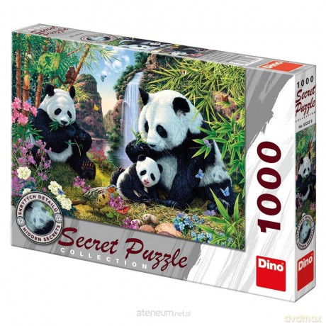 DINO 1000 el. Sekretna kolekcja Pandy [PUZZLE]
