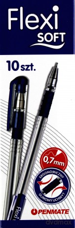Długopis Flexi Soft niebieski (10 szt)
