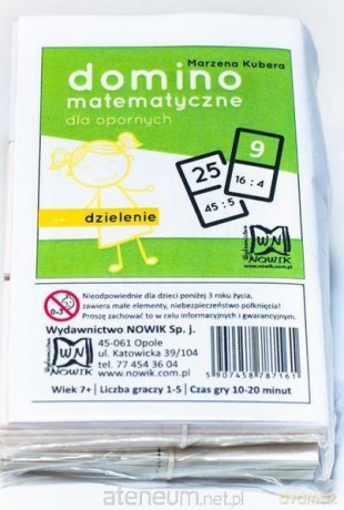Domino matematyczne dla opornych. Dzielenie [KARTY]