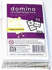 Domino matematyczne dla opornych. Odejmowanie [KARTY]