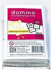Domino matematyczne dla opornych. Tabliczka mnożenia [KARTY]