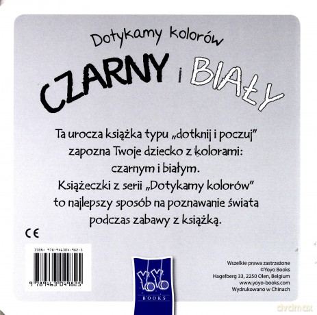 Dotykamy kolorów. Czarny i biały [KSIĄŻKA]