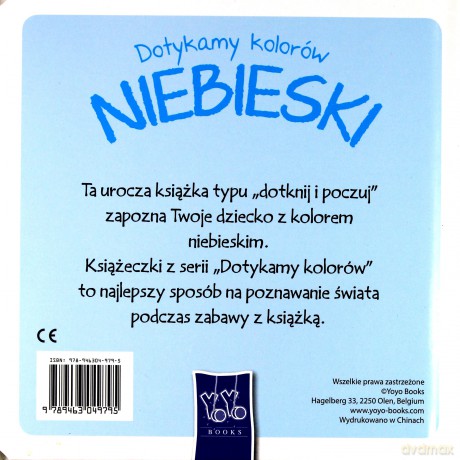 Dotykamy kolorów. Niebieski [KSIĄŻKA]
