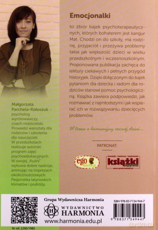 Emocjonalki. Bajki psychoterapeutyczne - Małgorzata Parcheta-Kołoszuk [KSIĄŻKA]