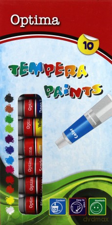 Farby tempera 10 kolorów
