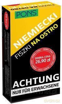 Fiszki na ostro. Niemiecki [KSIĄŻKA]