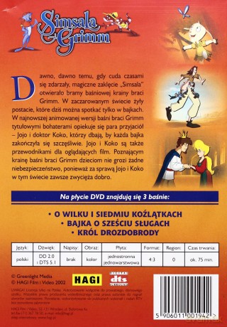 Simsala 2: O wilku i 7 koźlątkach [DVD]