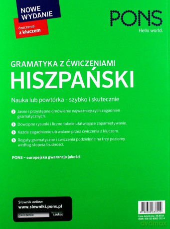 Gramatyka z ćwiczeniami. Hiszpański [KSIĄŻKA]