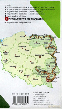 Green Velo. Województwo podkarpackie 1:100 000