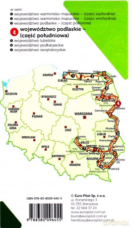 Green Velo. Województwo podlaskie część południowa 1:100 000