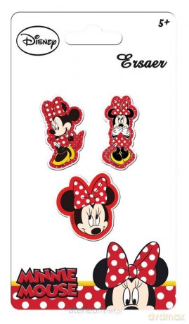 Gumka Minnie 3 szt