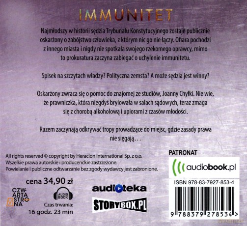 Immunitet. Joanna Chyłka (Tom 4) - Remigiusz Mróz [AUDIOBOOK]