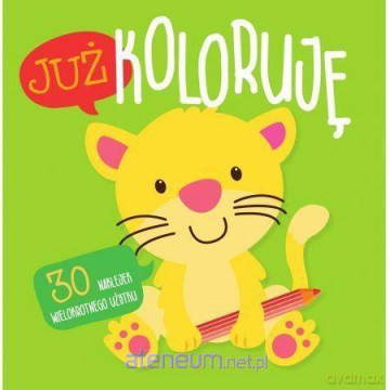 Już koloruję. Kotek. Easy color 2 [KSIĄŻKA]