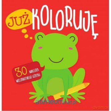 Już koloruję. Żabka. Easy color 3 [KSIĄŻKA]