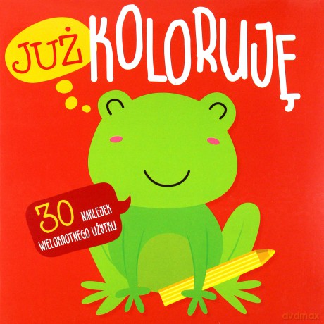 Już koloruję. Żabka. Easy color 3 [KSIĄŻKA]