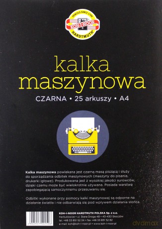 Kalka maszynowa A4/25 arkuszy