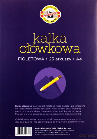 Kalka ołówkowa A4/25 arkuszy