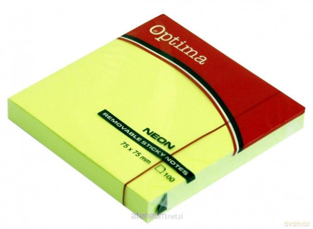 Karteczki samoprzylepne 75x75mm zielone