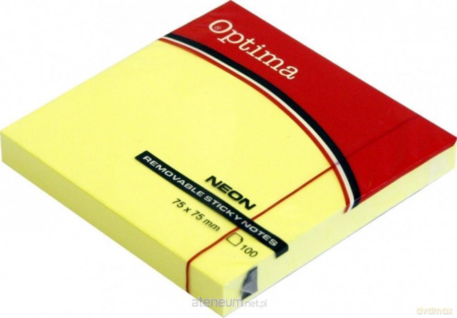 Karteczki samoprzylepne 75x75mm żółte