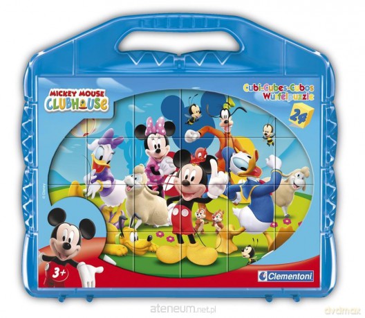 Klocki Cubes 24 Klub Przyjaciół Myszki Mickey [KLOCKI]