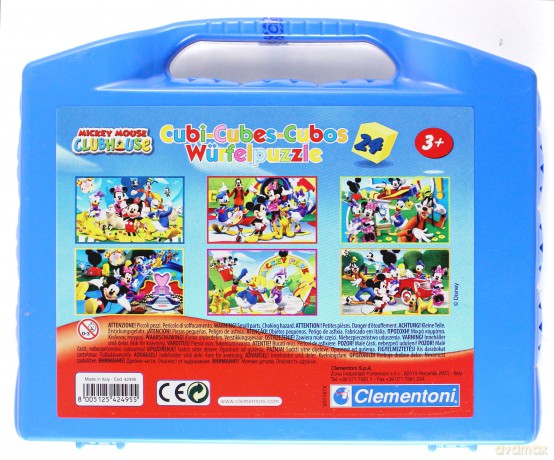 Klocki Cubes 24 Klub Przyjaciół Myszki Mickey [KLOCKI]