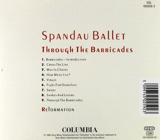 Spandau Ballet: Through The Barricades [CD]