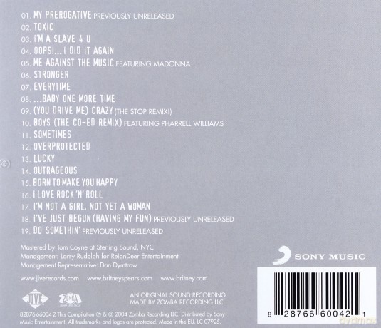 Britney Spears: Greatest Hits: My Prerogative (International Version) [CD]