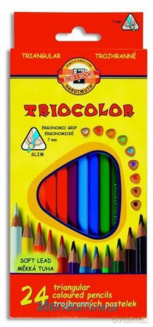 Kredki Triocolor 7mm 24 kolory