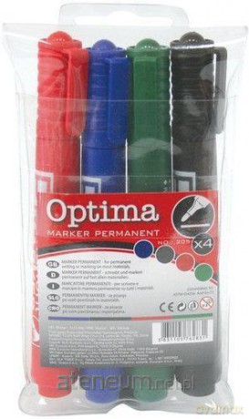 Marker pemanentny 4 kolory