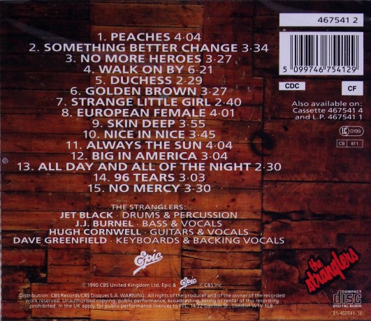The Stranglers: Greatest Hits 1977/1990 [CD]