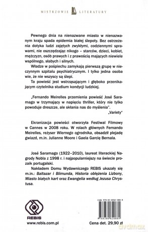 Miasto ślepców - Jose Saramago [KSIĄŻKA]