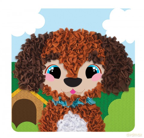MyDesign Tkany obrazek - piesek