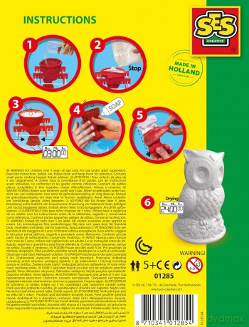 Odlew gipsowy 3D - Sowa
