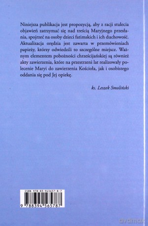 Orędzie z Fatimy - Ks. Leszek Smoliński [KSIĄŻKA]