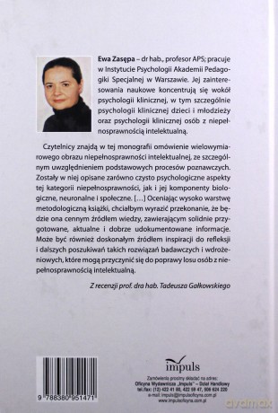 Osoba z niepełnosprawnością intelektualną - Ewa Zasępa [KSIĄŻKA]