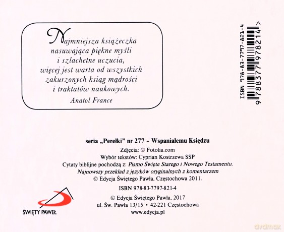 Perełka 277 - Wspaniałemu Księdzu [KSIĄŻKA]