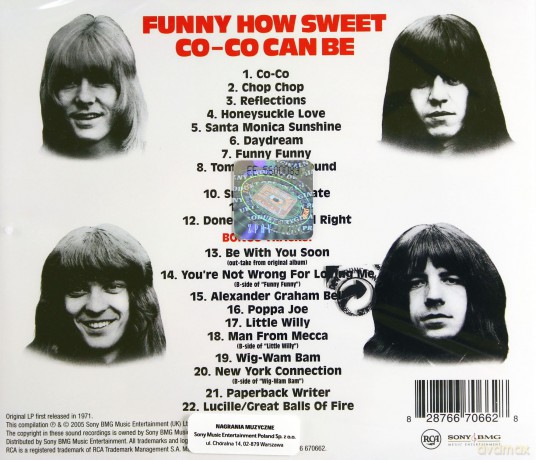 Sweet: Funny Funny, How Sweet Co Co Can Be Diff.Artwork/Tracklisting [CD]