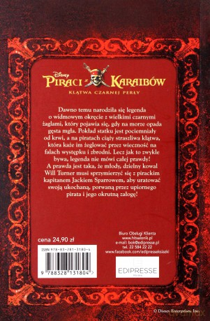 Piraci z Karaibów. Klątwa Czarnej Perły - Irene Trimble [KSIĄŻKA]