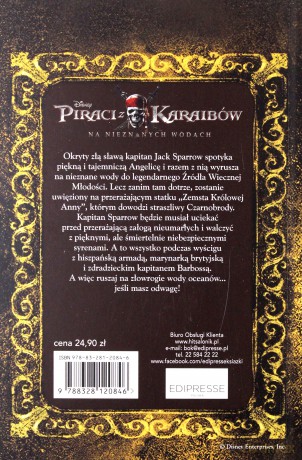 Piraci z Karaibów. Na nieznanych wodach - James Ponti [KSIĄŻKA]