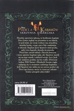 Piraci z Karaibów. Skrzynia Umarlaka - Irene Trimble [KSIĄŻKA]