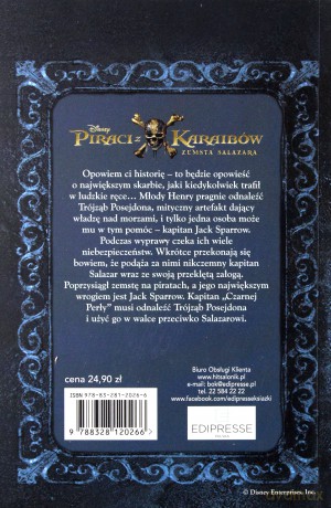 Piraci z Karaibów. Zemsta Salazara - Greg Ehrbar [KSIĄŻKA]
