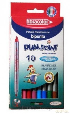 Pisaki Double Point 10 kolorów