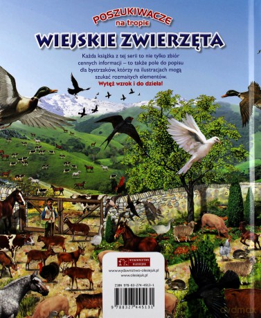Poszukiwacze na tropie. Wiejskie zwierzęta [KSIĄŻKA]