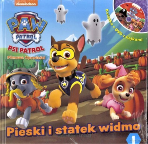 Psi Patrol 1 Pieski i statek widmo [KSIĄŻKA]+[DVD]