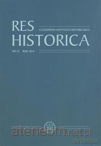 Res Historica Nr 42 [KSIĄŻKA]