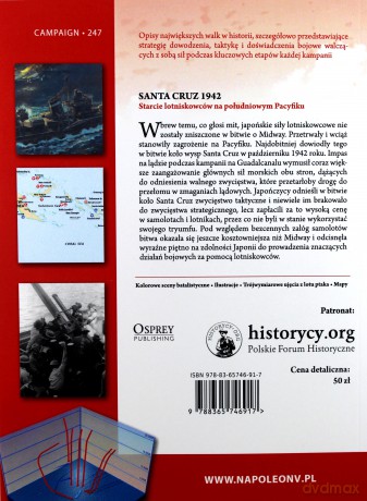 Santa Cruz 1942. Starcie lotniskowców - Mark E. Stille [KSIĄŻKA]