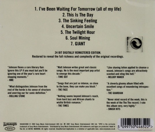 The The: Soul Mining [CD]