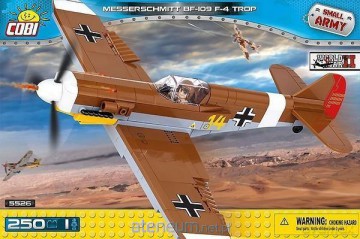 Small Army Samoloty II Messerschmitt BF109 F4 Trop [KLOCKI]